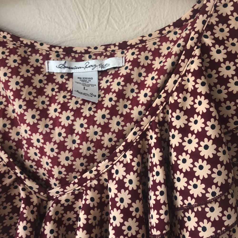 American Rag Ruffle Neck Dress - Picture 2 of 4
